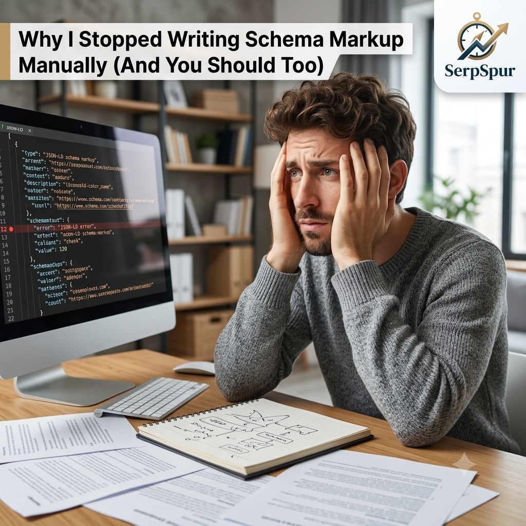 Why I Stopped Writing Schema Markup Manually (And You Should Too)