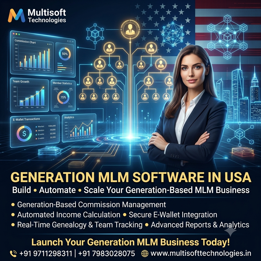 Generation MLM Software in USACall: +91 9711298311, +91 7983028075