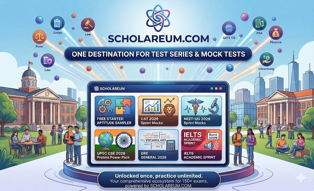 Ace Your Competitive Exams with AI-Powered Precision: Introducing Scholareum.com