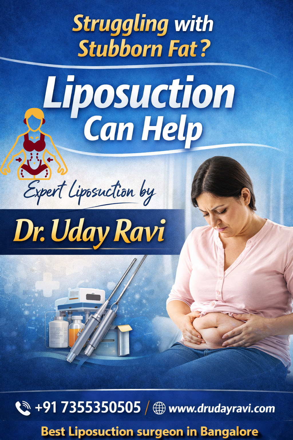 Best Liposuction Surgeon in Bangalore — Dr.Uday Ravi