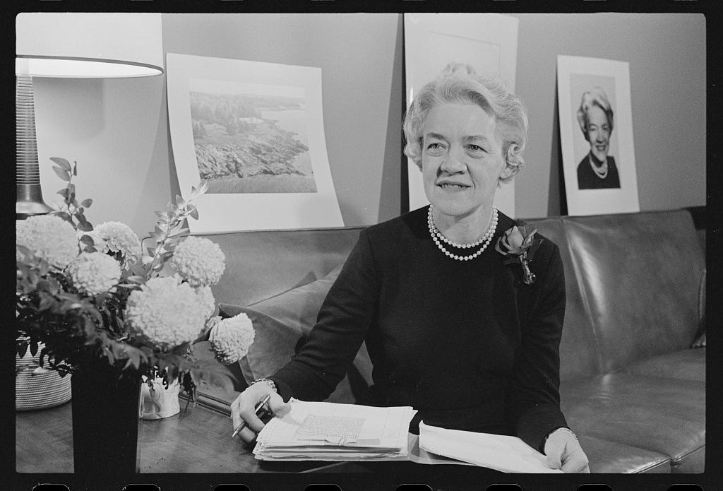 Senator Defended U.S. Against a Fellow Republican — 1950