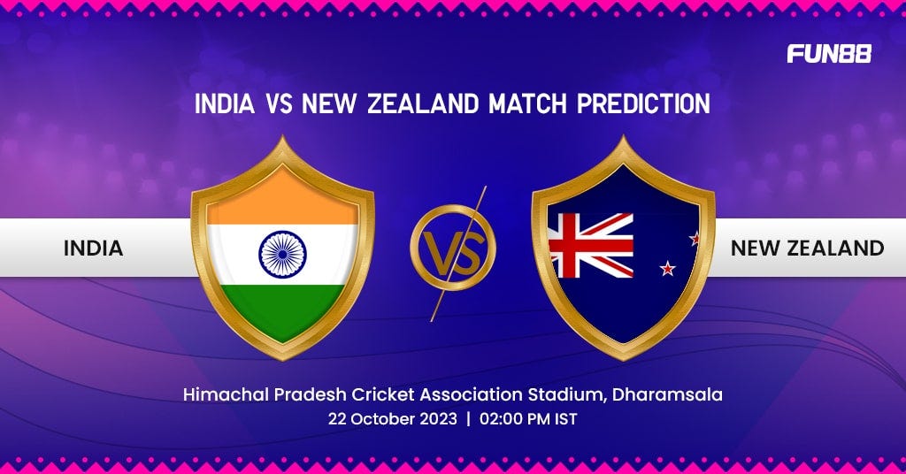 India vs New Zealand Match Prediction — Who Will Win ICC World Cup 2023 Match 21st, IND vs NZ
