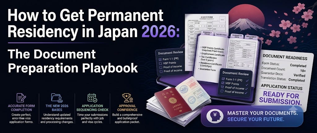 How to Get Permanent Residency in Japan 2026: The Document Preparation Playbook