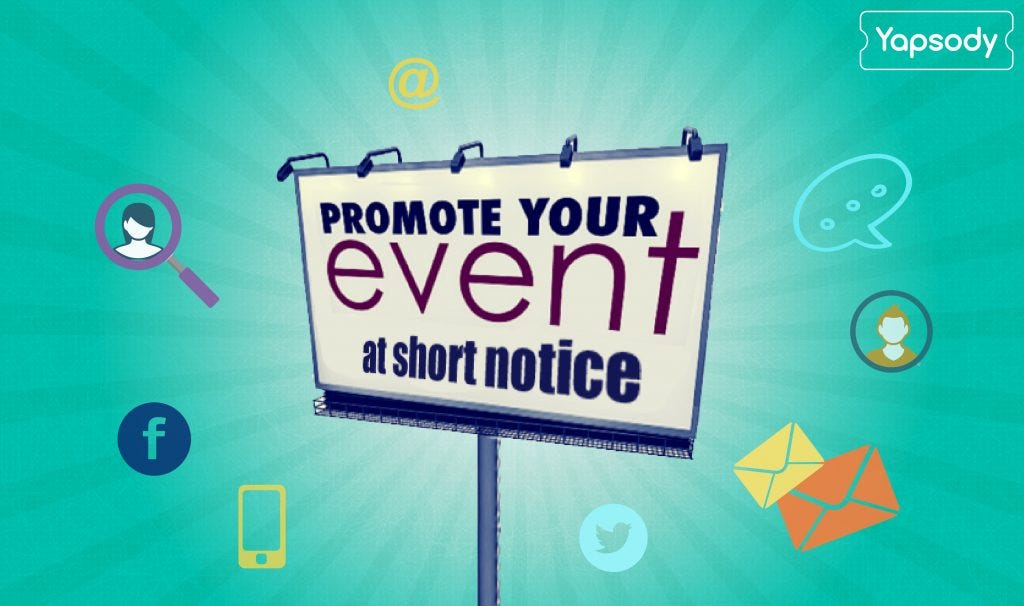 Do your event. At short Notice. Short Notice.