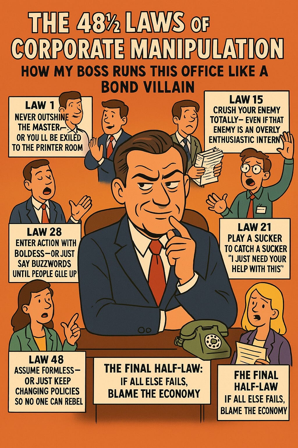Maria Khalid The 48½ Laws of Corporate Manipulation: How My Boss Runs This Office ...