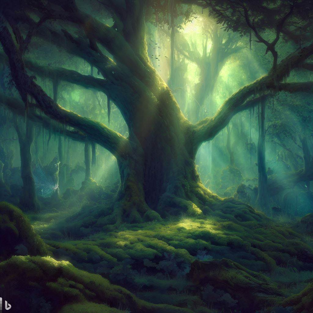 The Enchanted Glade The Tale of the Benevolent Tree by HybridTales