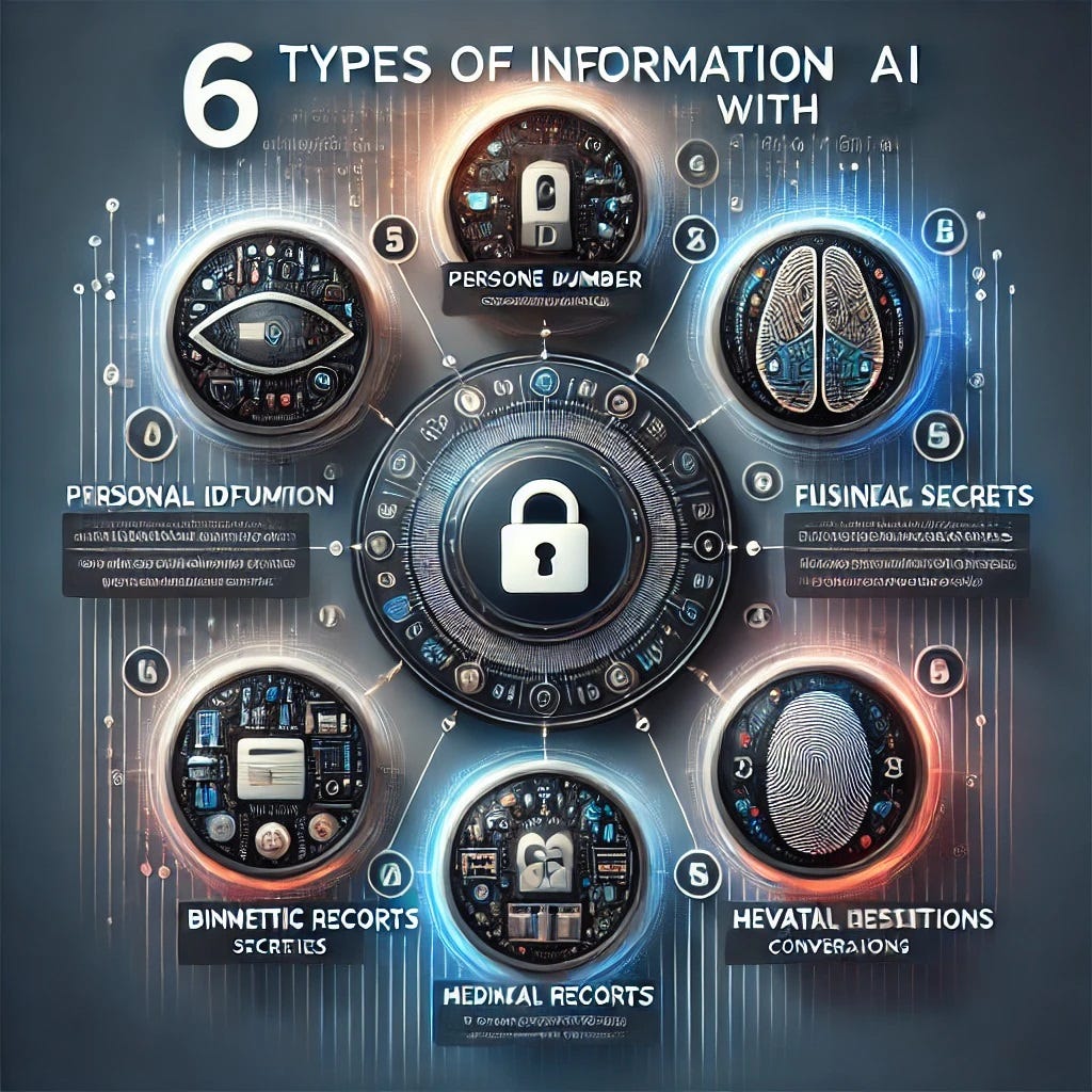 6 Sensitive Data Types You Shouldn't Share with AI | Medium