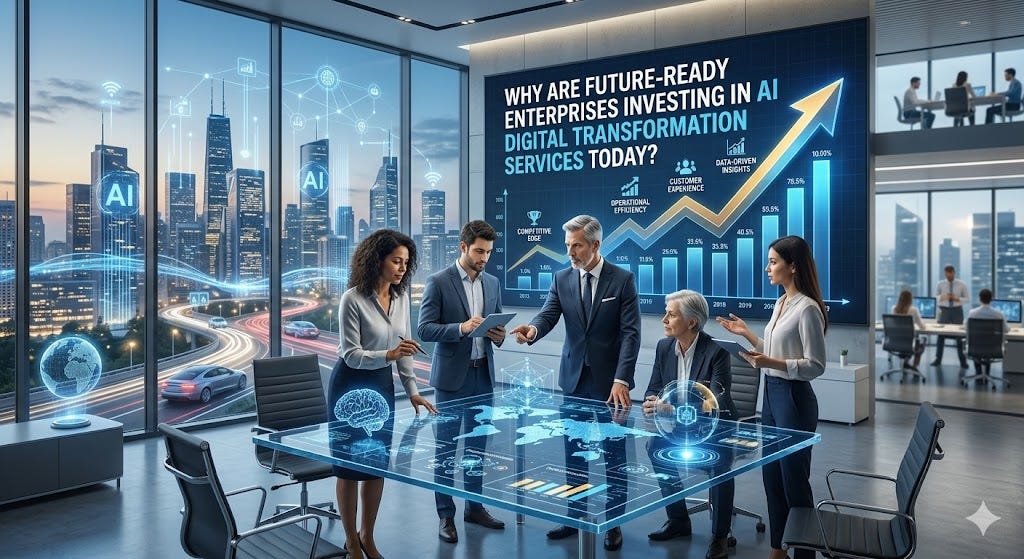 Why Are Future-Ready Enterprises Investing in AI Digital Transformation Services Today?