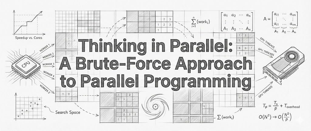 Thinking in Parallel: A Brute-Force Approach to Parallel Programming