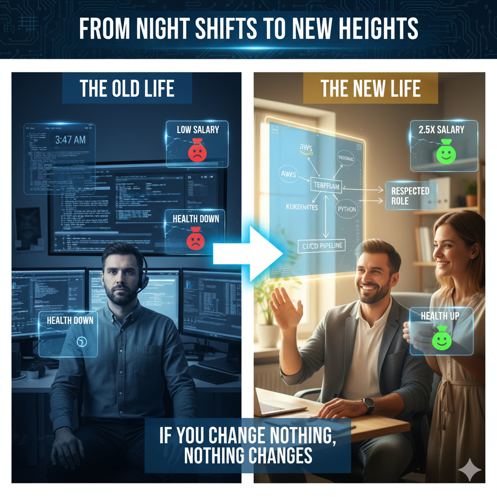 From Night Shifts to New Heights: My 2.5X Salary Leap Through DevOps