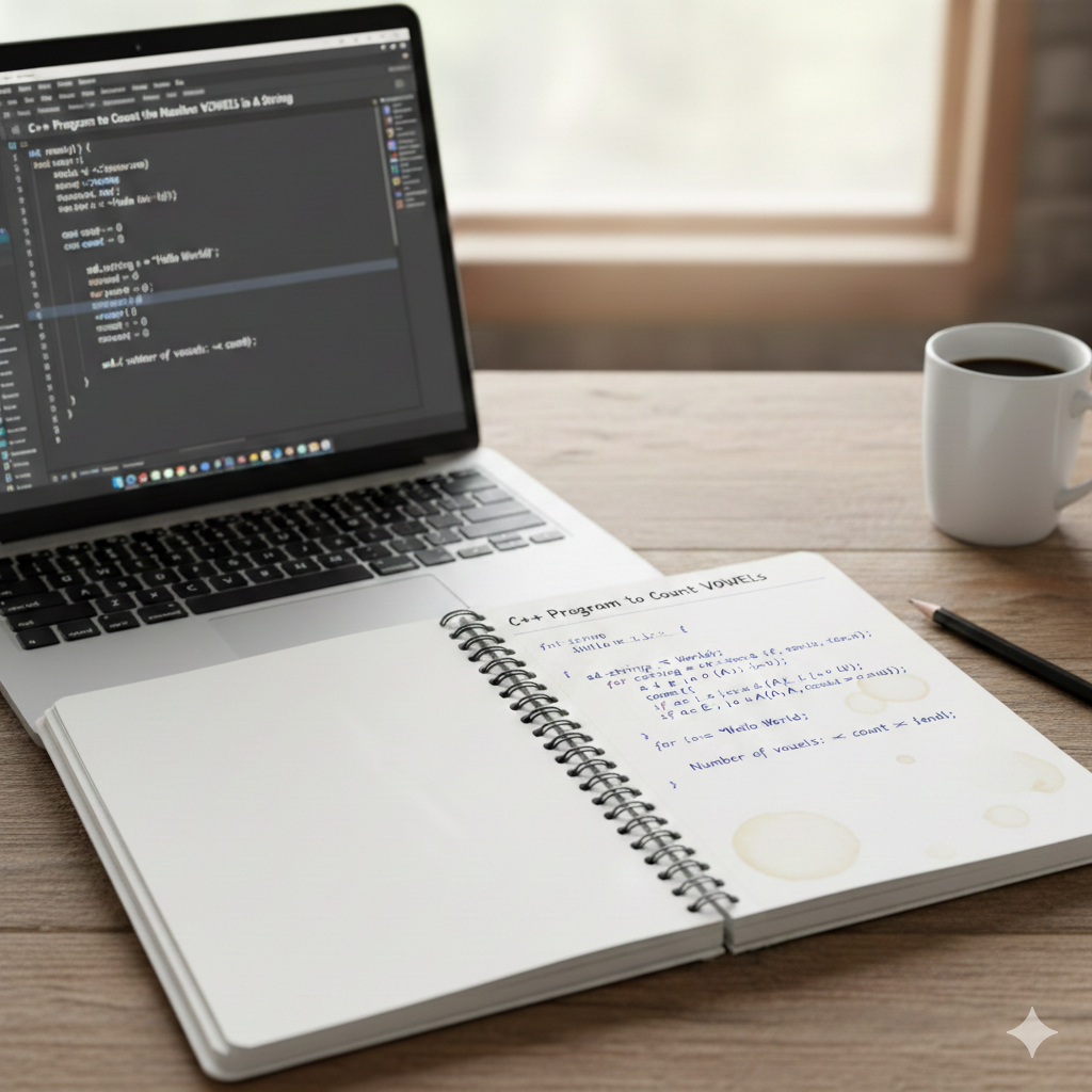C++ Program to Count the Number of Vowels in a String | by ...