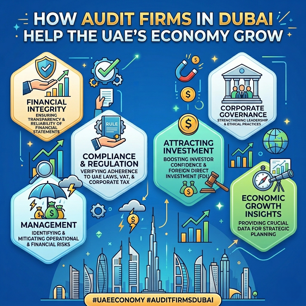How Audit Firms in Dubai Help the UAE’s Economy Grow