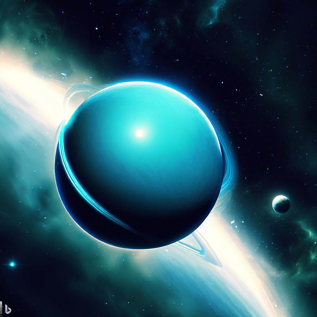 Uranus square Lunar Node Axis Transit Impact on Houses by Hermes