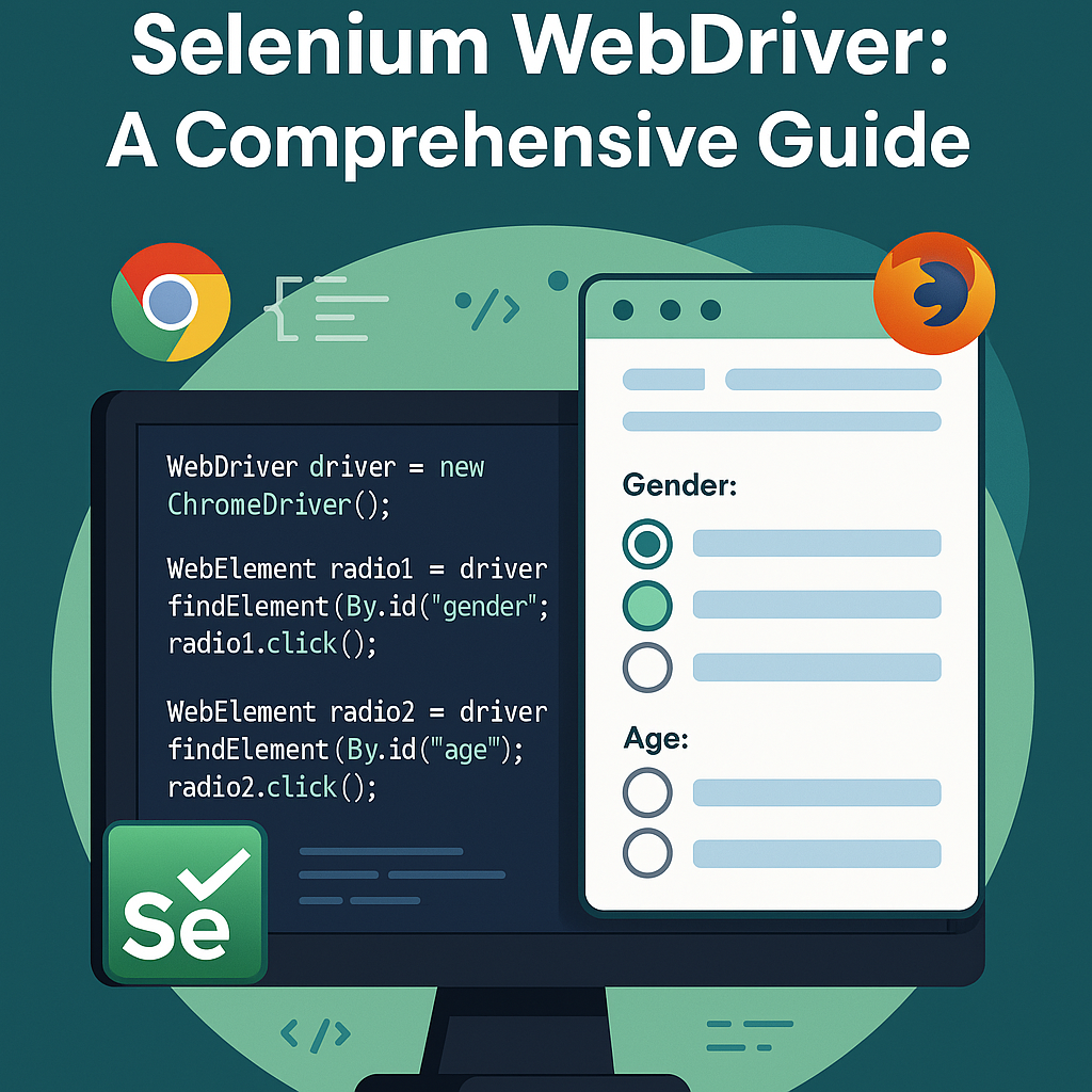 🟢 Mastering Radio Buttons in Selenium WebDriver: A Comprehensive Guide ...