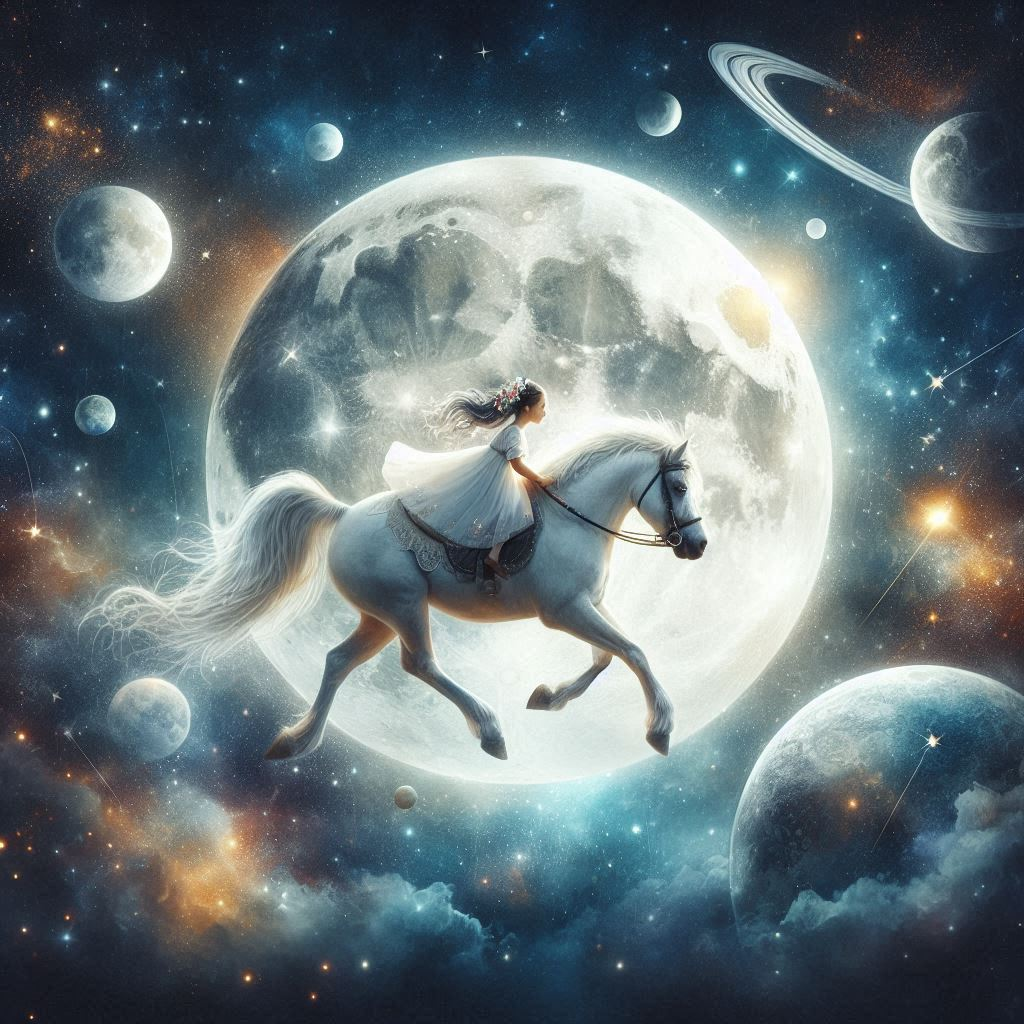 Horsy Moon Ride: A Journey Beyond the Stars | by Pavithra | Aug, 2024 ...