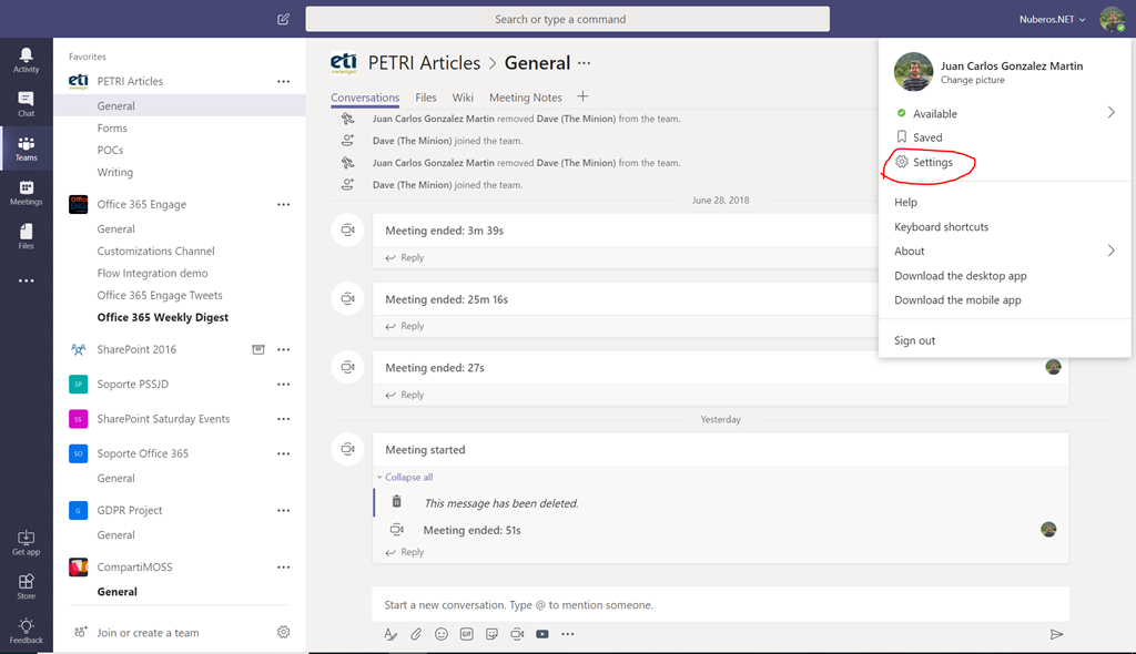 Office 365 “Do not disturb priority access” feature in Microsoft Teams