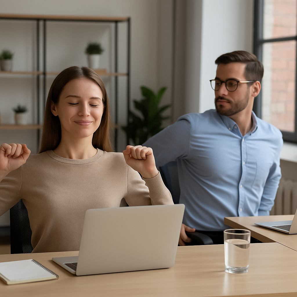 Deskbound? 7 ‘Invisible’ Moves That Burn Calories While You Work