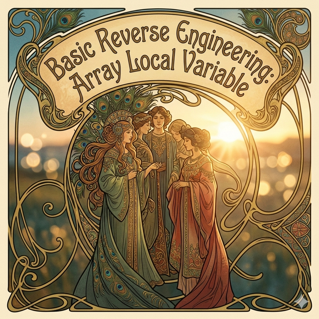 Basic Reverse Engineering Vol. 2: Array Local Variable