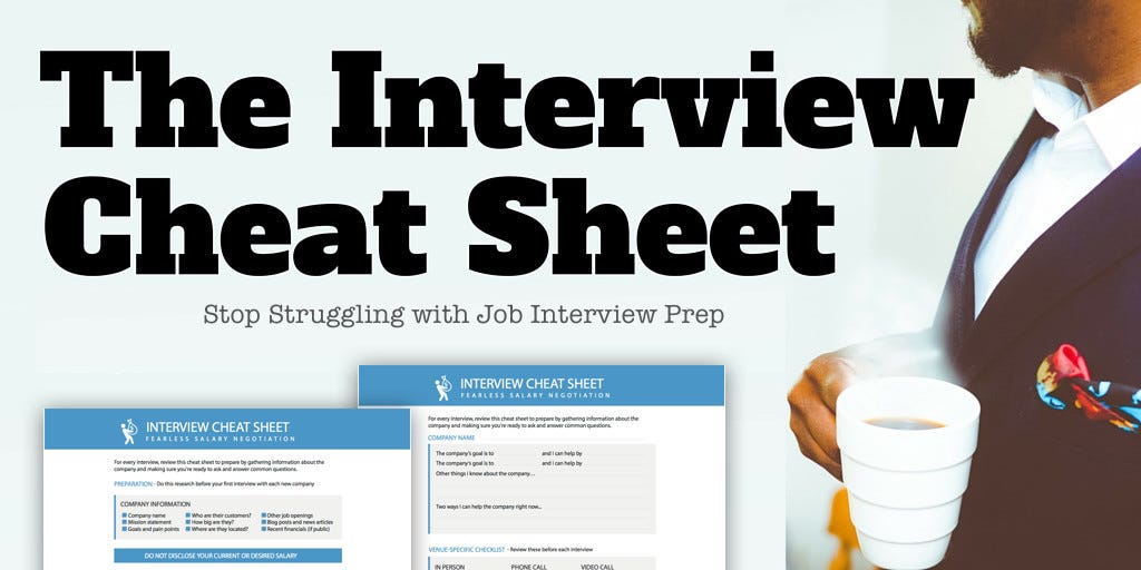 How to Build and Use Interview Cheat Sheets | by er.jasveer | Medium