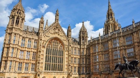 House of Lords, Westminster exterior