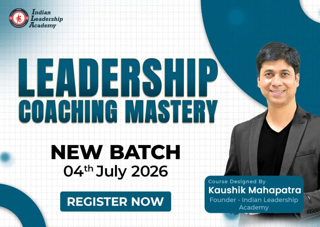Top Executive Coaches India 2026 — Kaushik Mahapatra, Professional Coach India