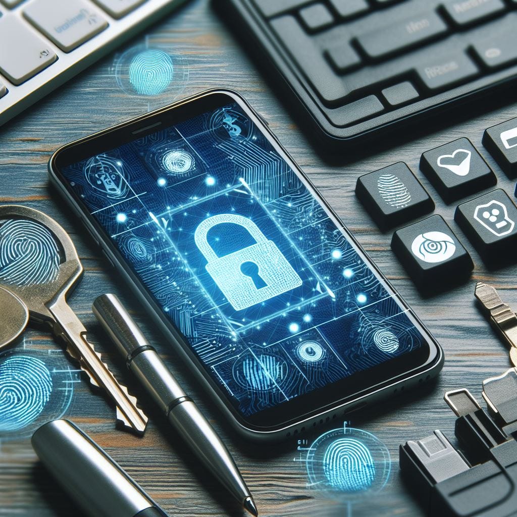 Power of Mobile Key Coding & Biometric Authentication for Unbreakable