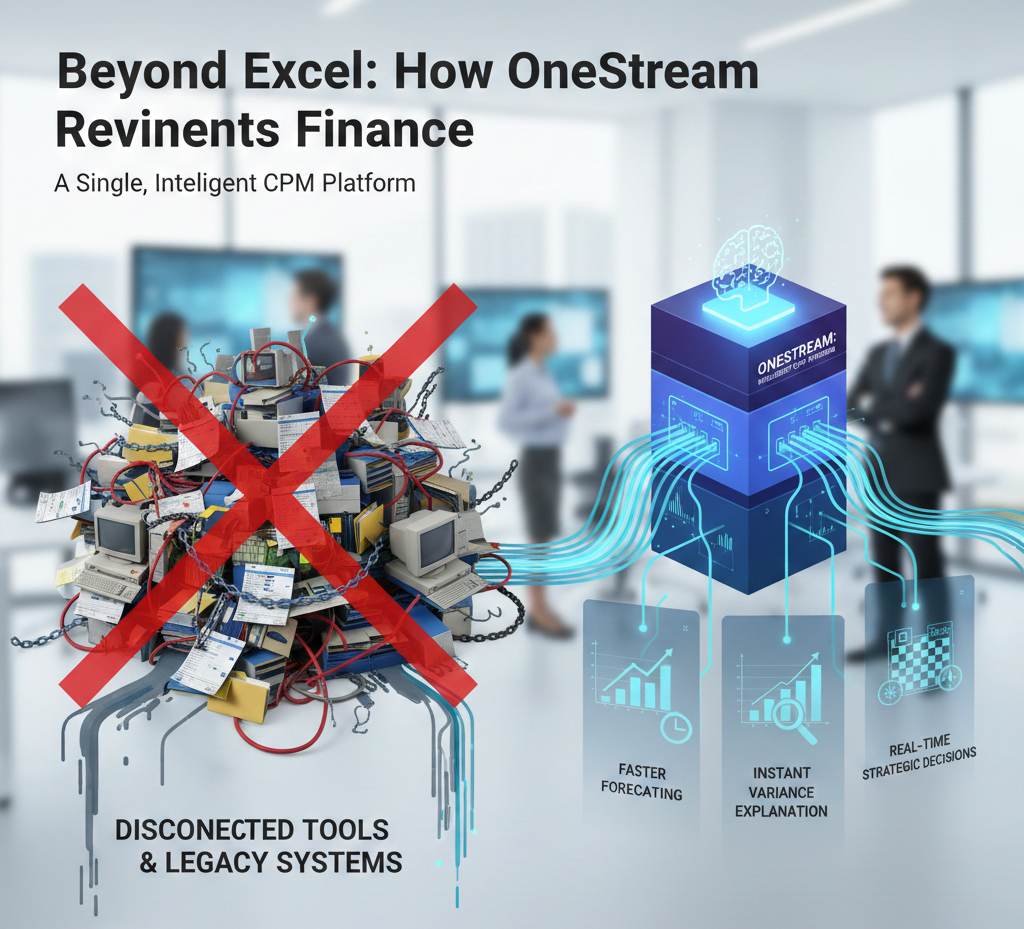 Beyond Excel: How OneStream Reinvents Finance with a Single, Intelligent CPM Platform