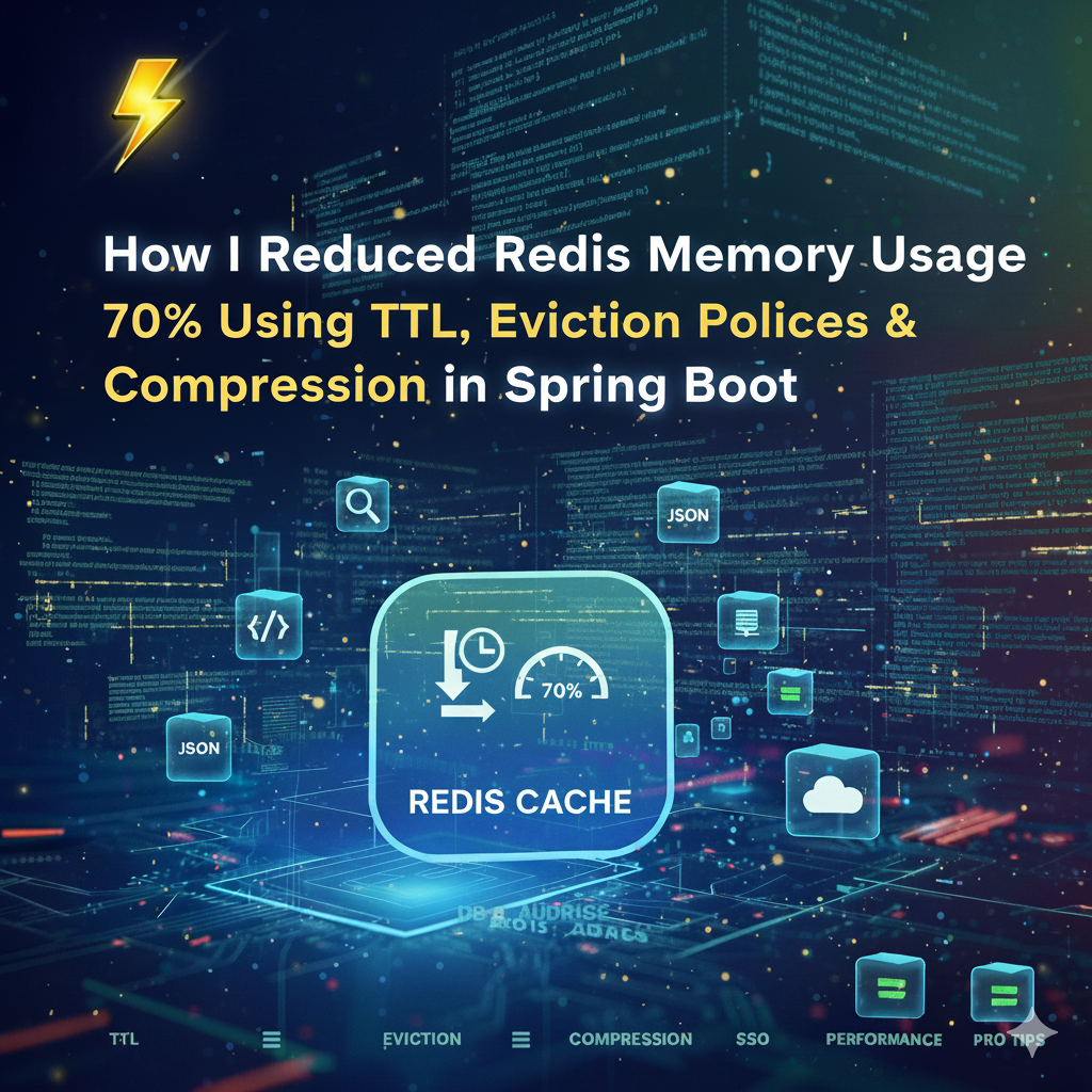 ⚡ How I Reduced Redis Memory Usage by 70% Using TTL, Eviction Policies ...