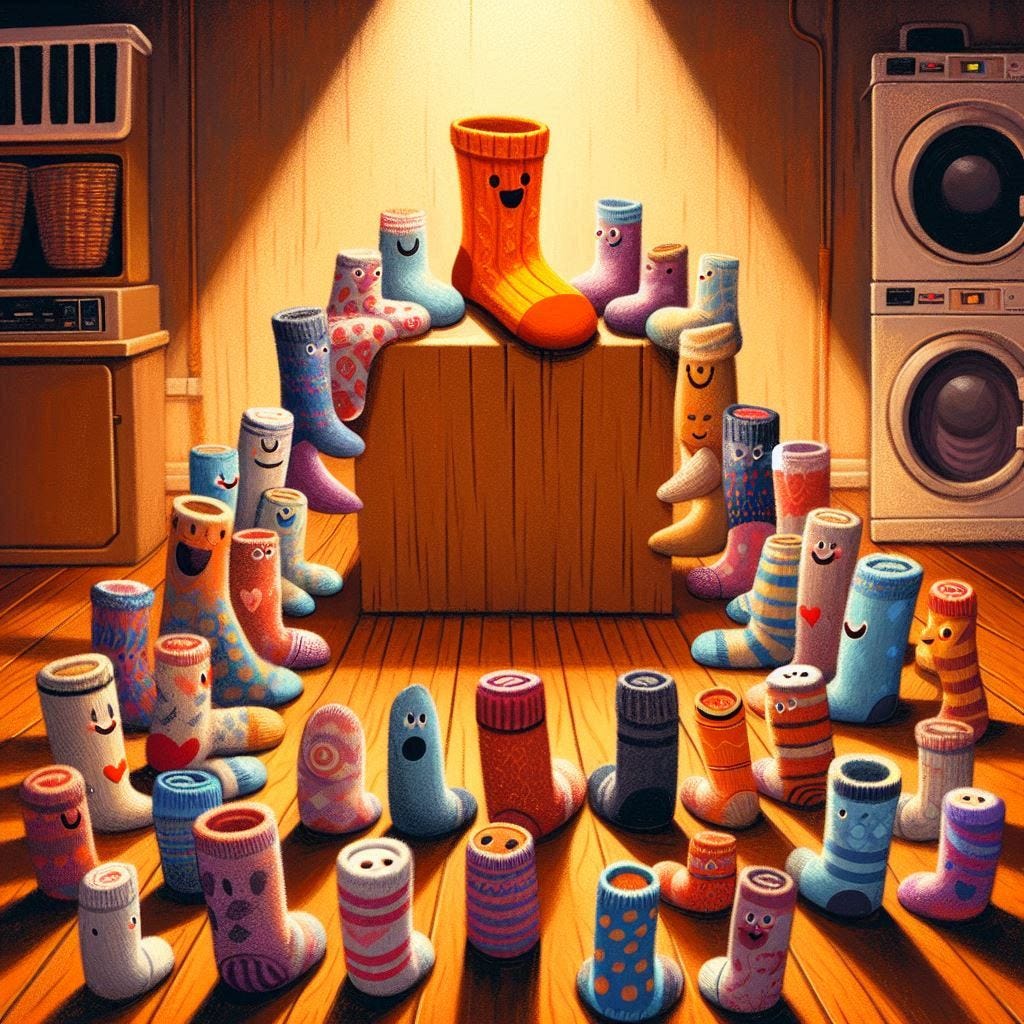 Lost And Found Mesh Sock main image 0