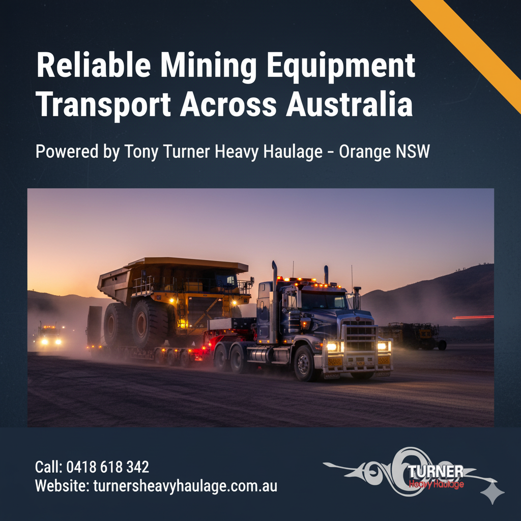 How Much Does Mining Equipment Transport Really Cost in Australia in 2025? — Turner Heavy Haulage