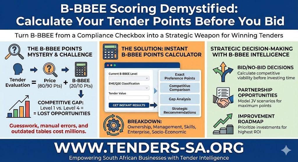 WWW.B-BBEE Scoring Demystified: Calculate Your Tender Points Before You Bid