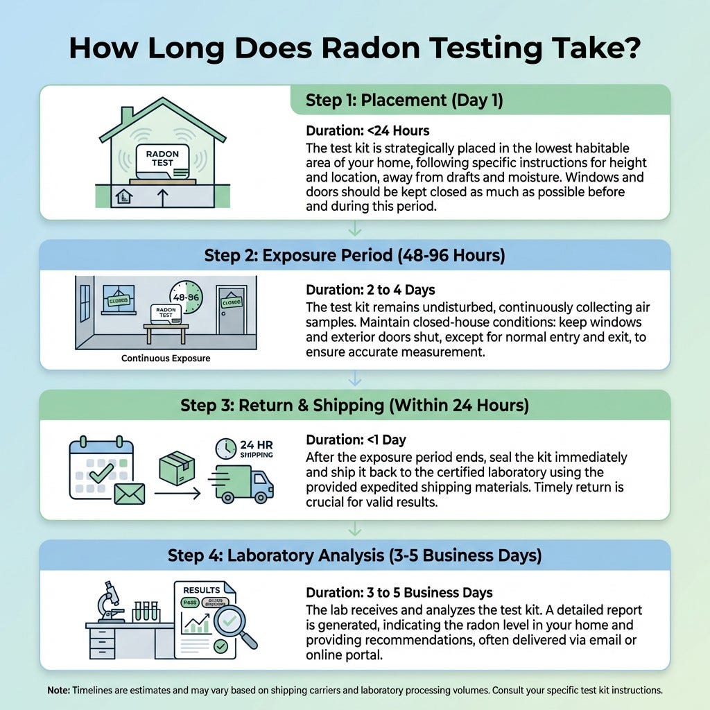 How Long Does Radon Testing Take? A Simple Homeowner Guide