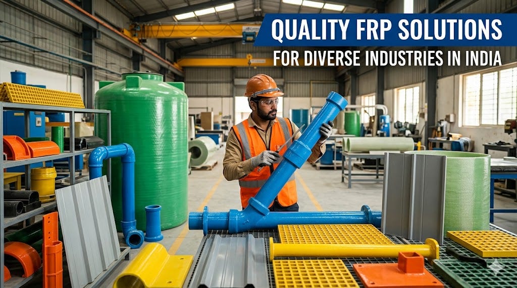 FRP Products Supplier India — Quality Composite Solutions for Diverse Industries