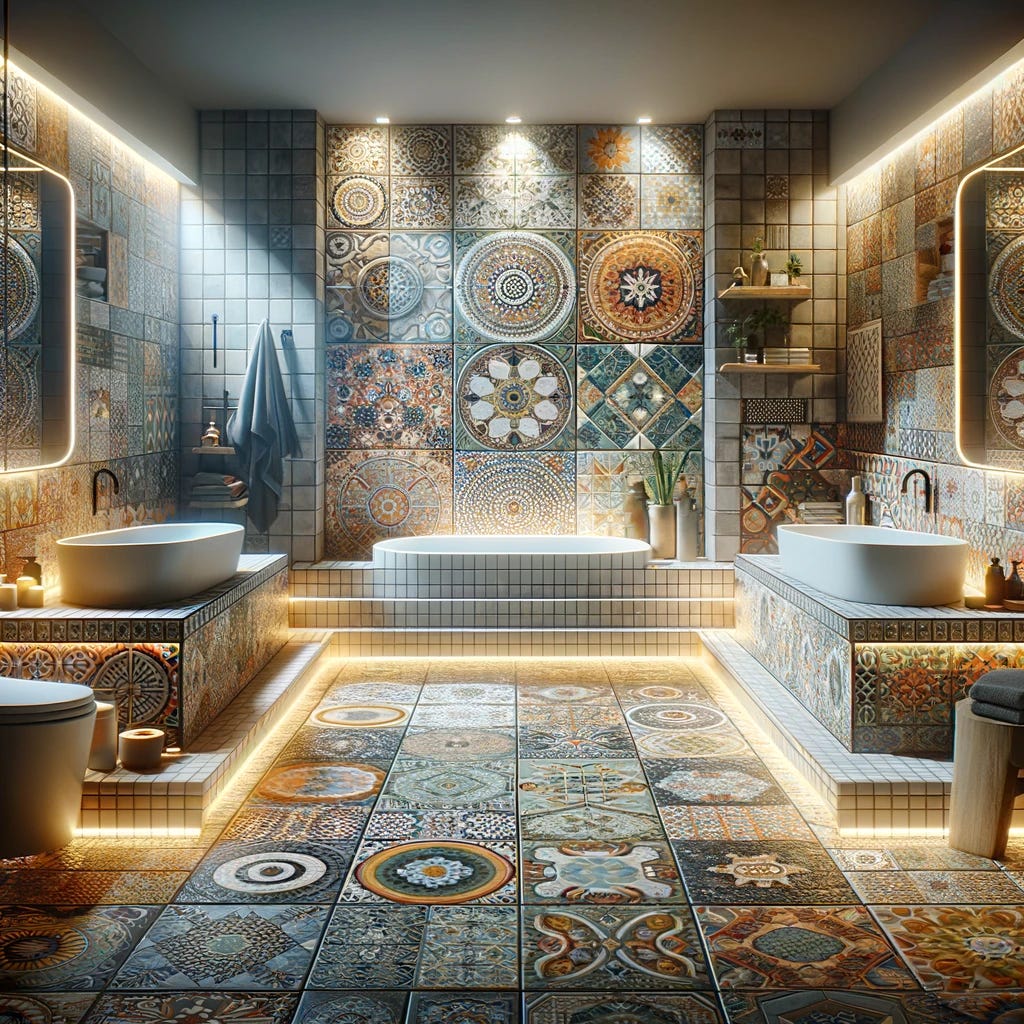 Transform Your Bathroom into a Masterpiece: Exploring Artistic Tile ...