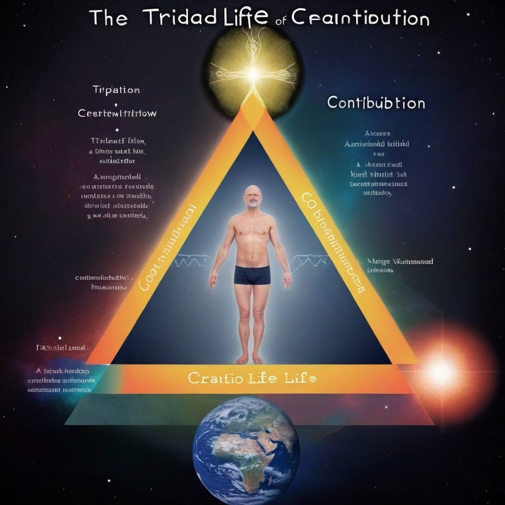 The Triad of Life Creation, Connection, and Contribution by Mabule Junior Lekete God’s