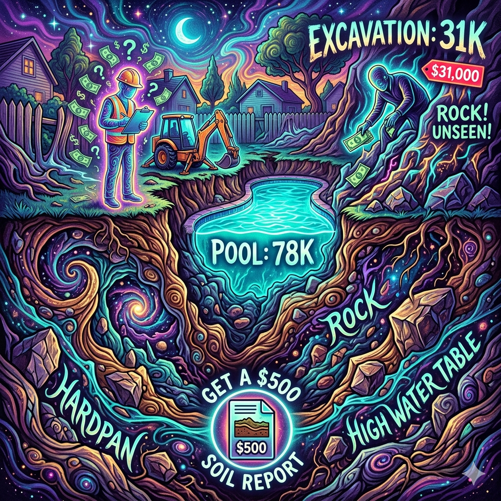 The Pool Was Perfect. The Excavation Bill Was Not.