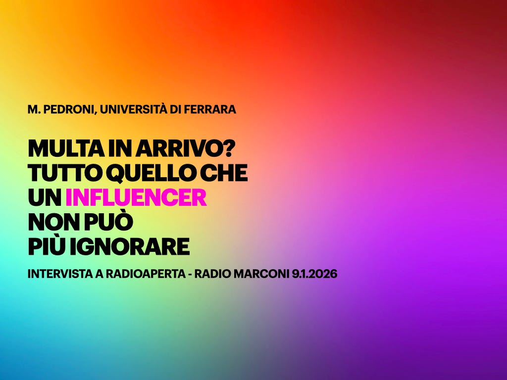 Influencer come media: la svolta Agcom e la fine dell’innocenza digitale