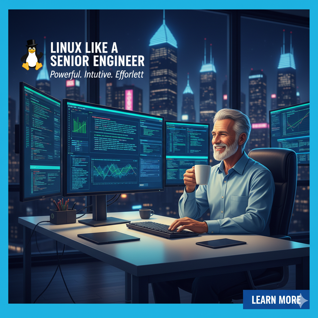 Use Linux like a senior engineer. Linux is a powerful, that feels great ...