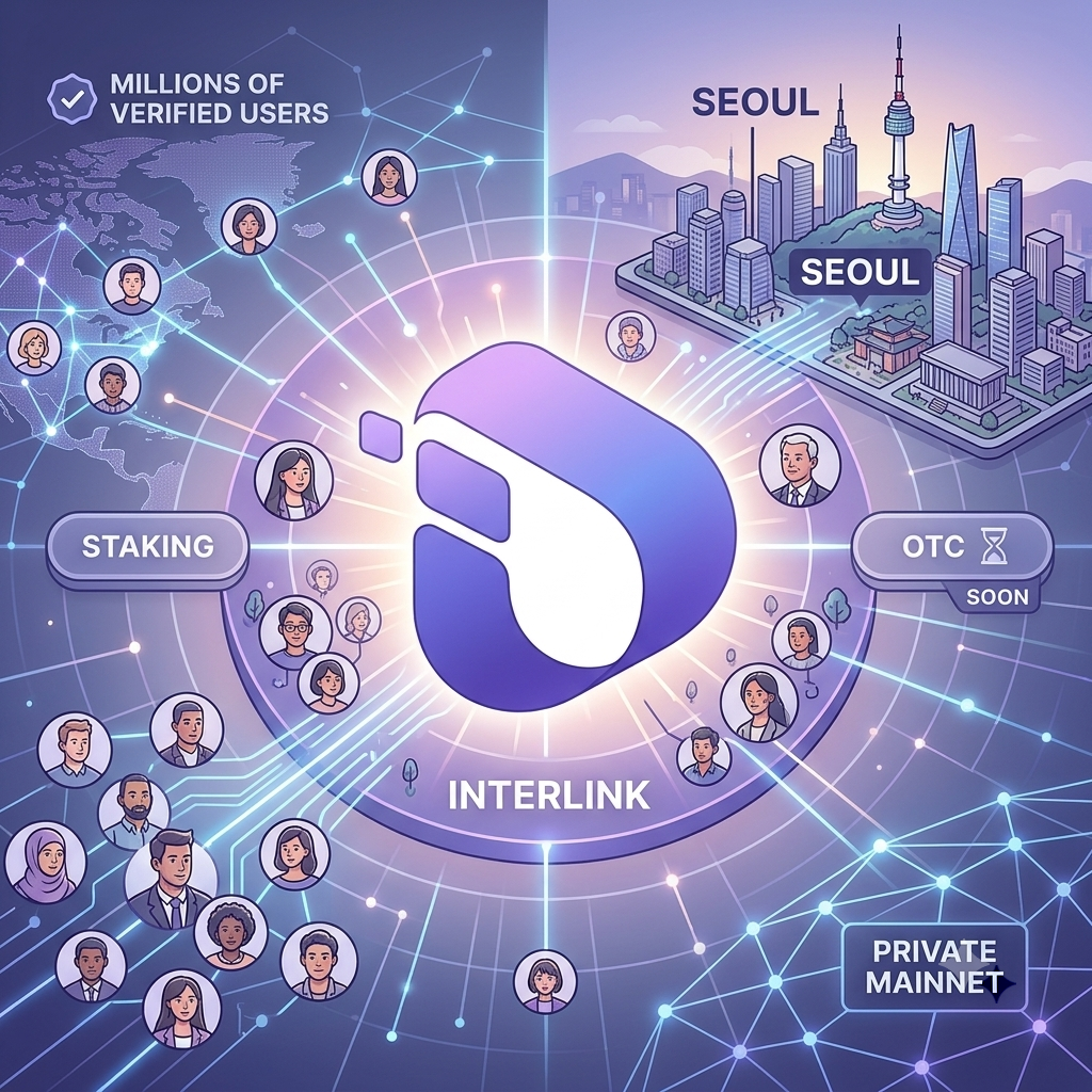 From millions of verified users to Seoul Private Mainnet InterLink is redefining blockchain with…