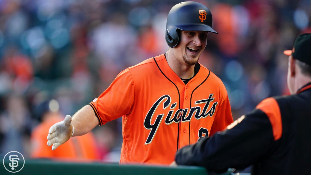 Riding the High — Alex Dickerson. I hit a grand slam my first few hours…, by San Francisco Giants