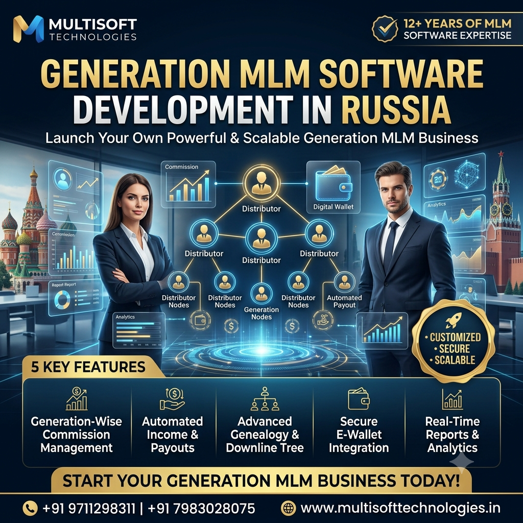 www.multisofttechnologies.inGeneration MLM Software in Russia