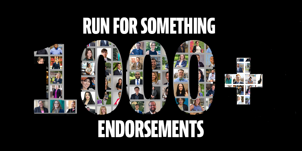 Run for Something Celebrates 1000 Endorsed Candidates by Run for
