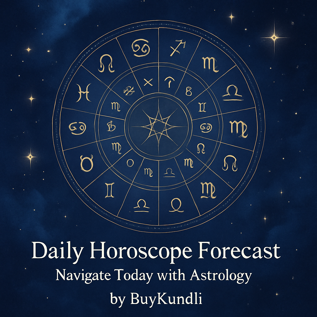 Daily Horoscope Forecast — Navigate Today with Astrology by BuyKundli