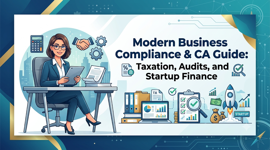 Modern Business Compliance & CA Guide: Taxation, Audits, and Startup Finance