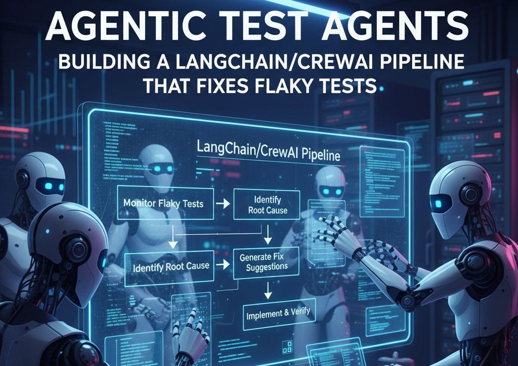 Agentic Test Agents, Building a LangChain/CrewAI Pipeline That Fixes ...