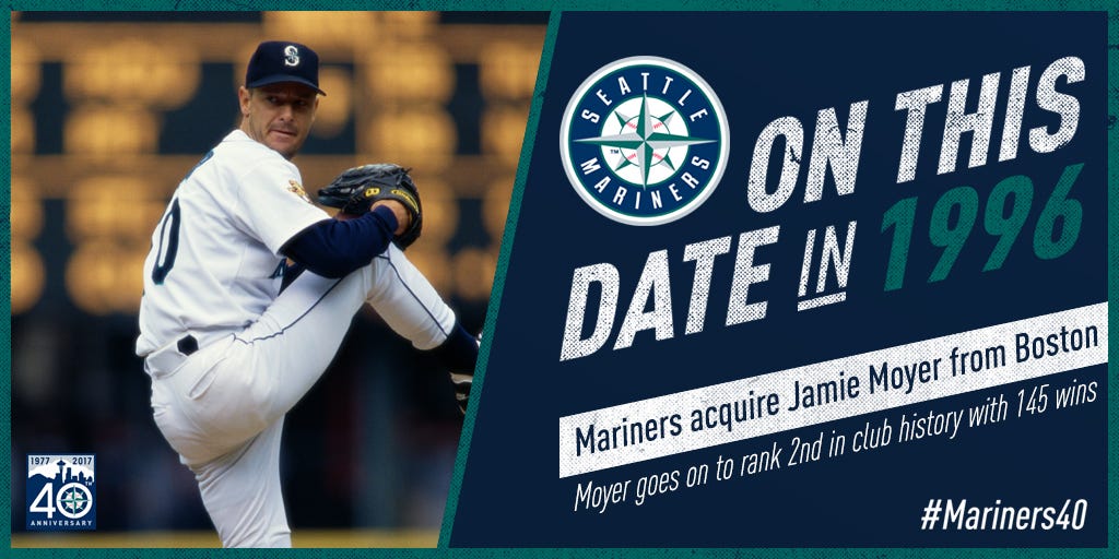 On This Date: Mariners Acquire Jamie Moyer from Boston