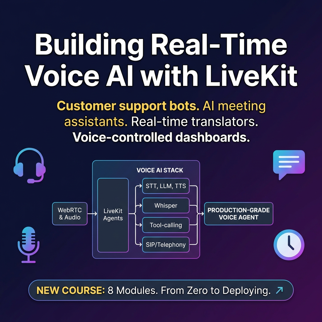 Building Real-Time Voice AI. with LiveKit: The Complete Guide | by ...