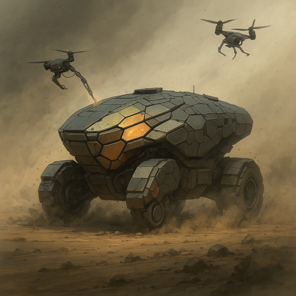 Reactive Combat Vehicle (RCV-X): Engineering the Self-Adaptive War Machine