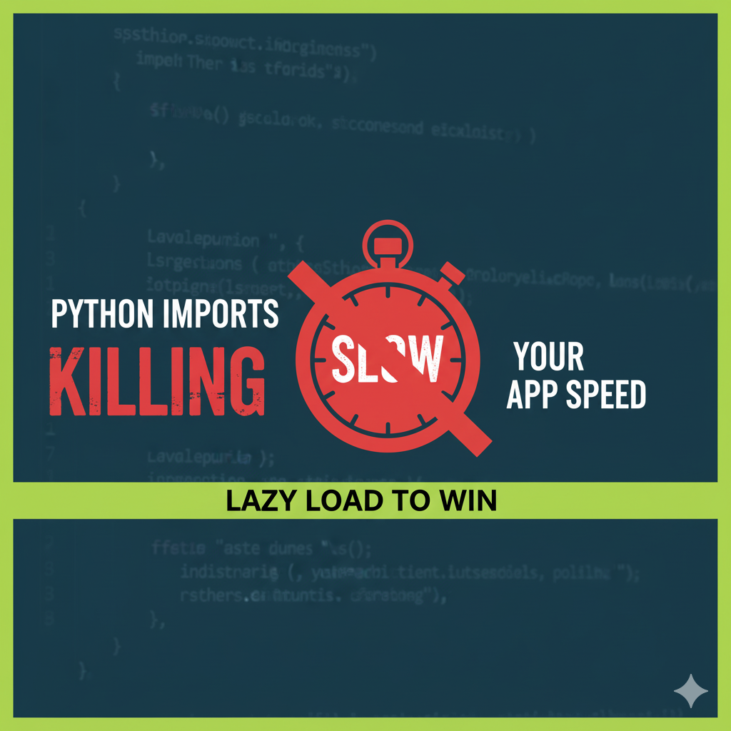 Python Imports Are Killing Your App Speed (And How to Fix It) | by ...