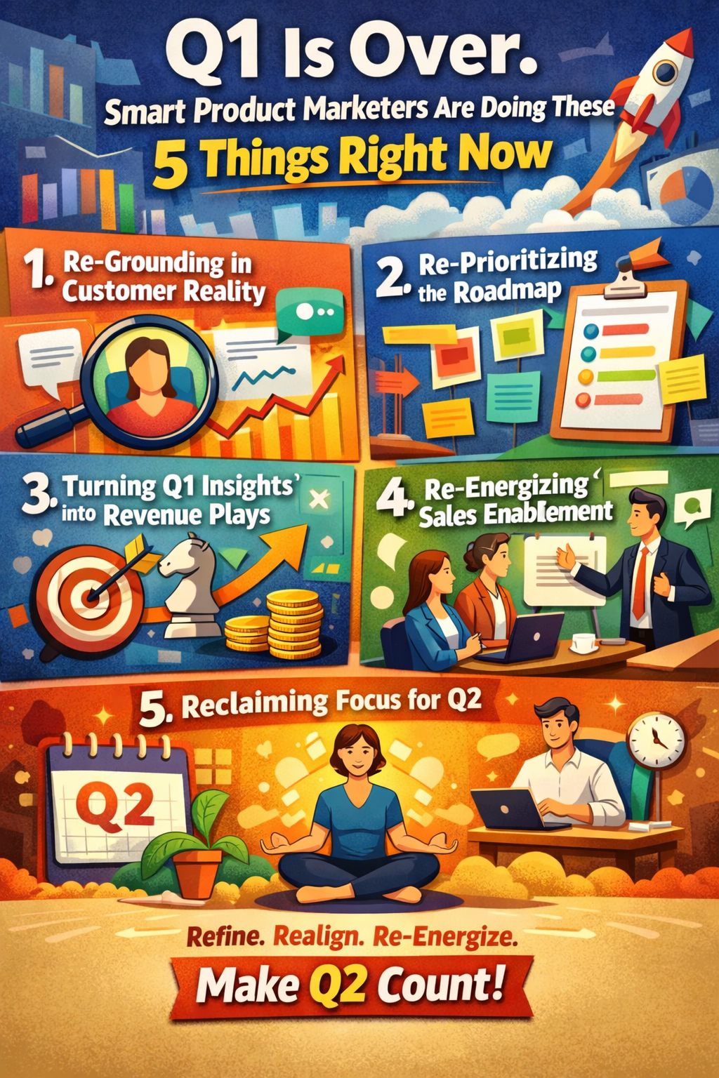 Q1 Is Over. Smart Product Marketers Are Doing These 5 Things Right Now